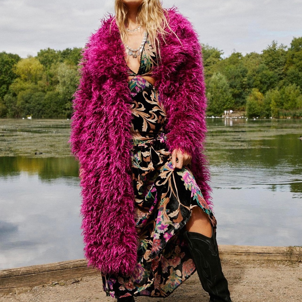 PREMIUM OVERSIZED MONGOLIAN FUR COAT